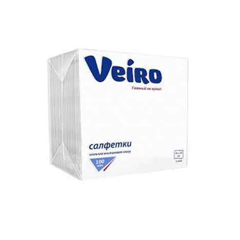 Անձեռոցիկ «Veiro» 24x24սմ, 100 թերթ